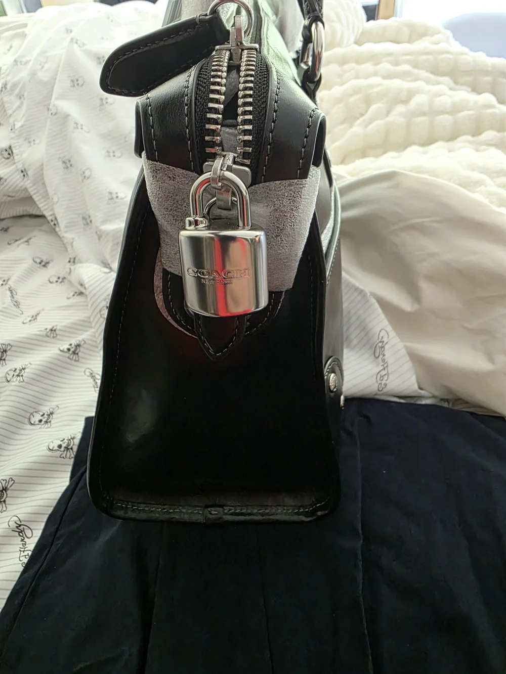 Coach Rhyder Satchel 38 with Silver Hardware